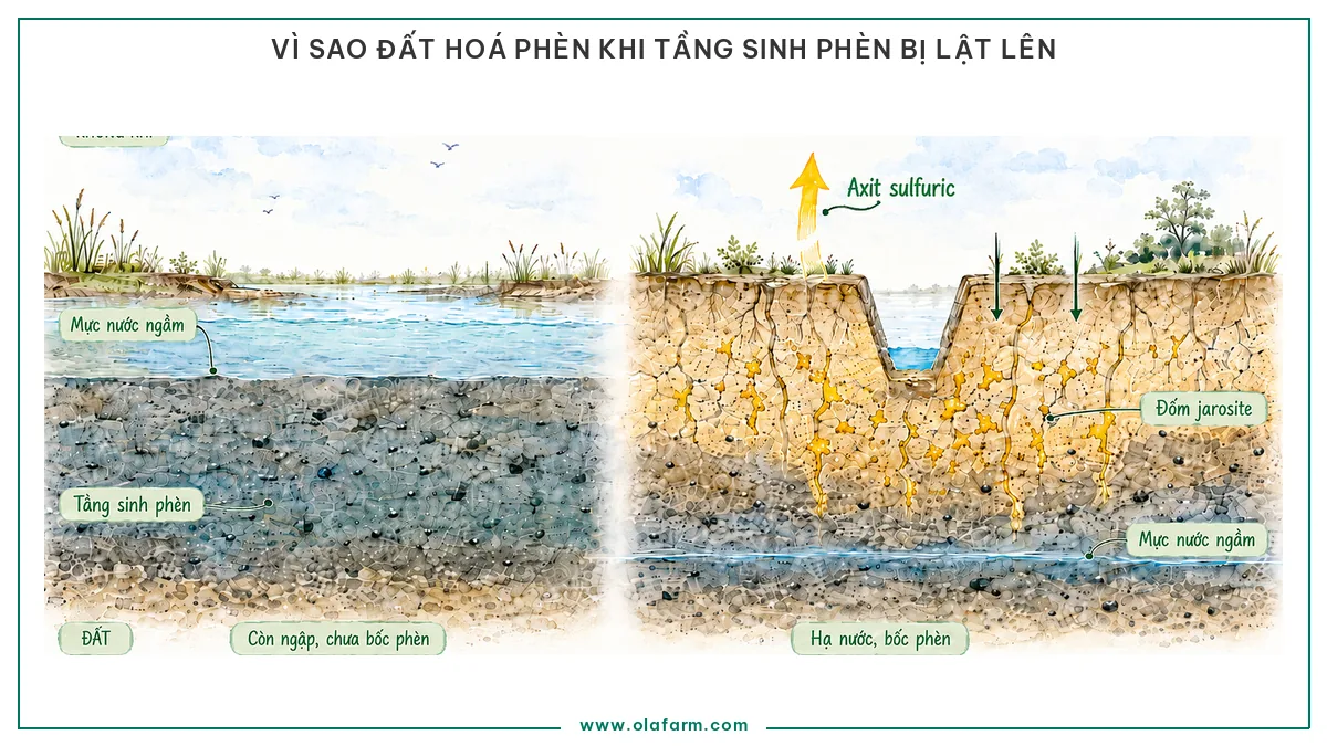 Đất nhiễm phèn là gì? Nguyên nhân, tác hại và cách cải tạo